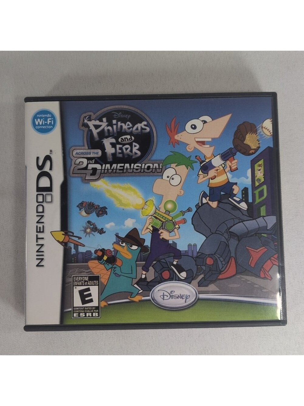 Phineas and Ferb Across the 2nd Dimension Nintendo DS CIB Poster NTR-B5VE-USA
